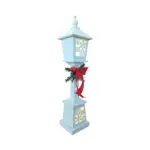 Lampione natalizio decorativo con luce - immagine 2